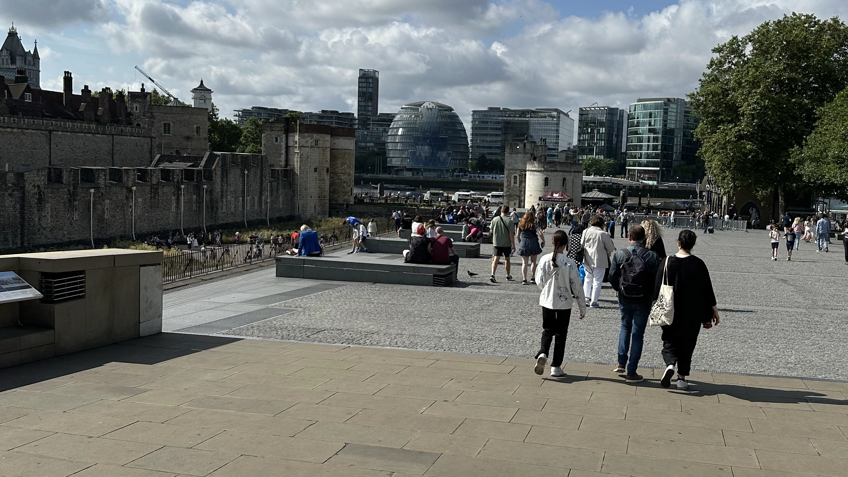 Gathering Area outside the Tower London